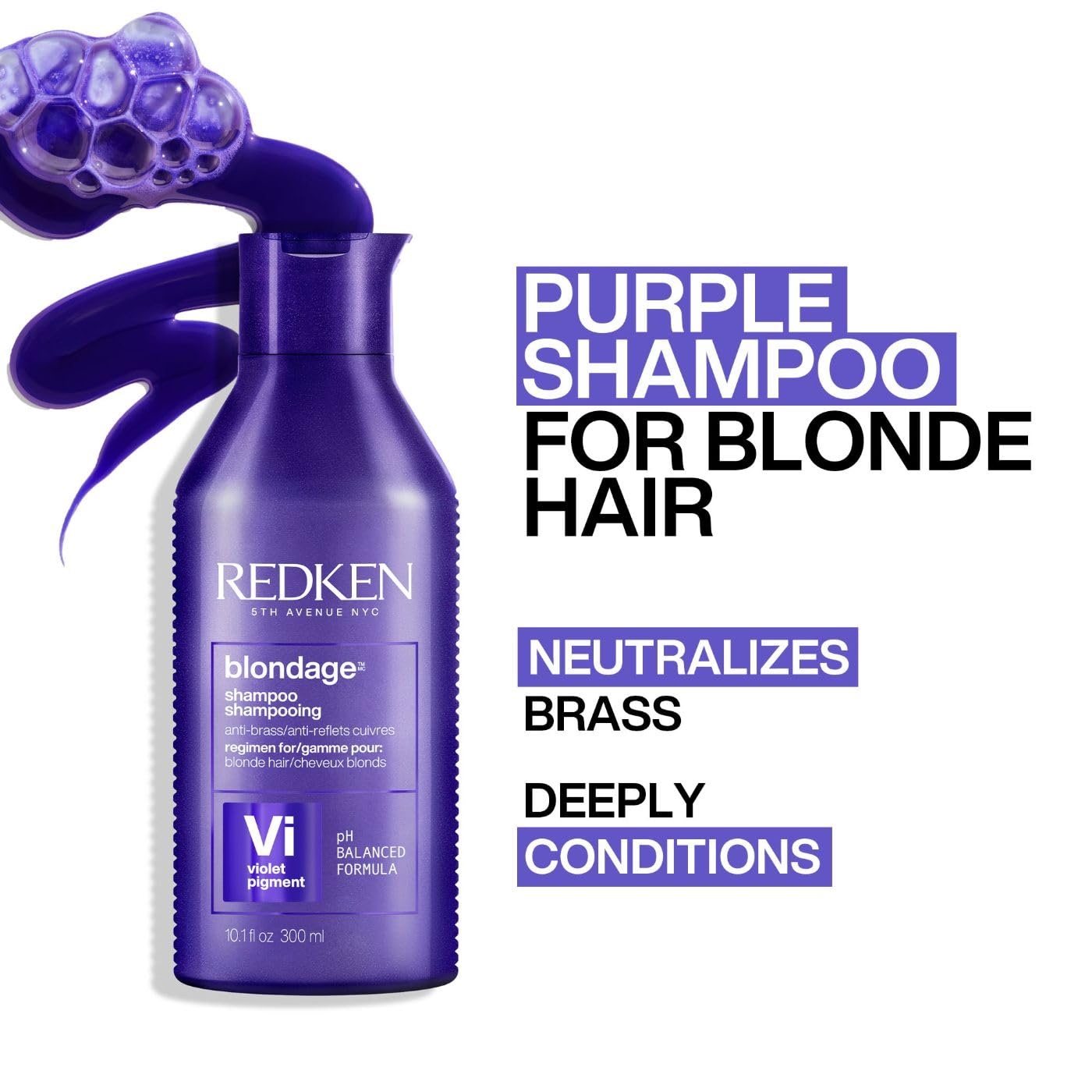 image:imageRedken Blondage Purple Set For Blonde amp Highlighted Hair 101 Fl Oz101 Fl Oz Pack of 2