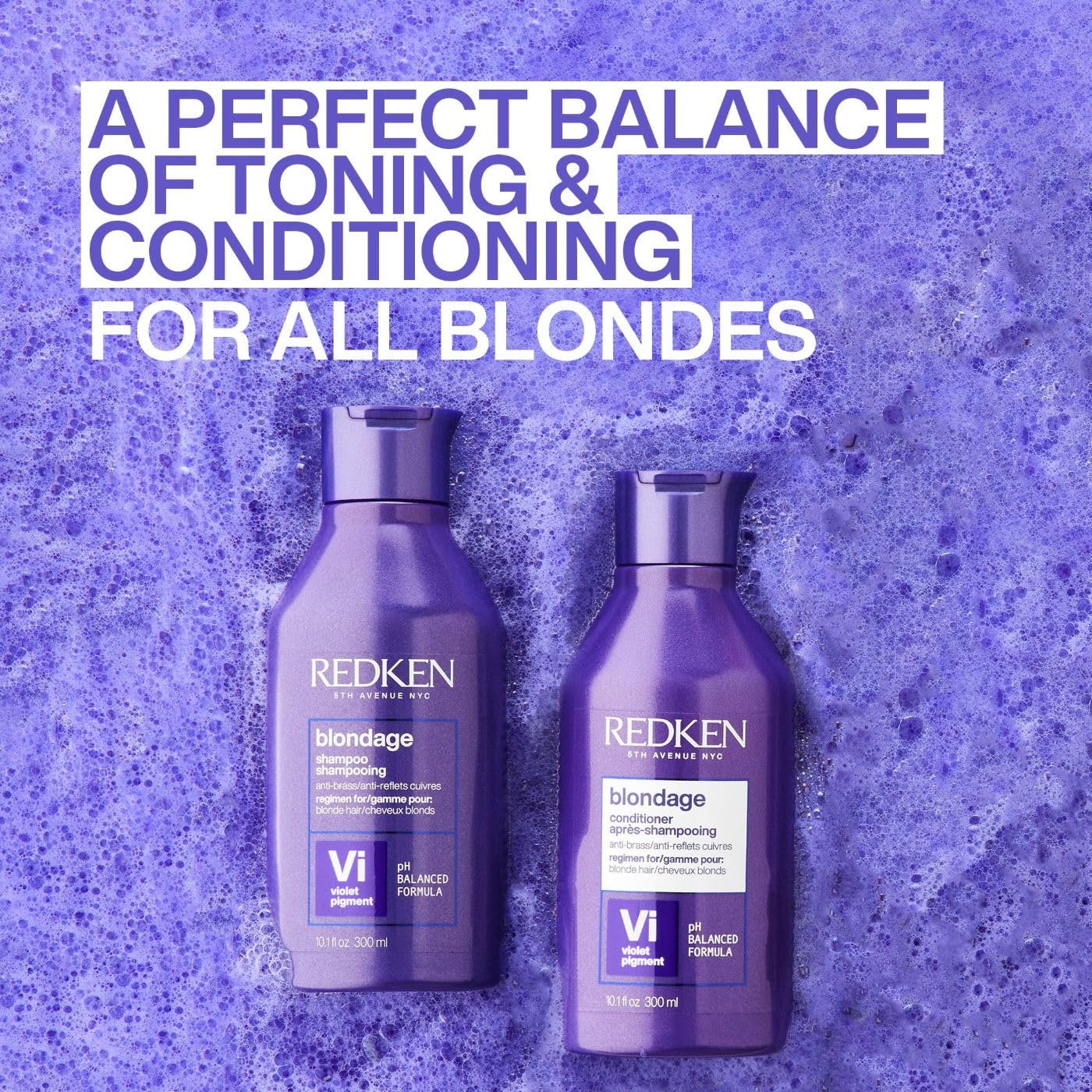 image:imageRedken Blondage Purple Set For Blonde amp Highlighted Hair 101 Fl Oz101 Fl Oz Pack of 2