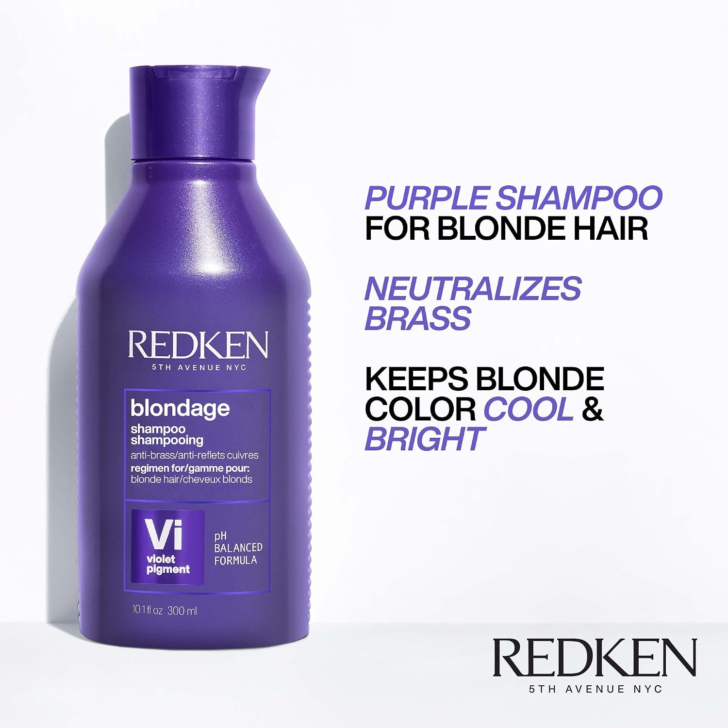 image:imageRedken Blondage Purple Shampoo For Blonde Hair 101 Fl Oz101 Fl Oz Pack of 1