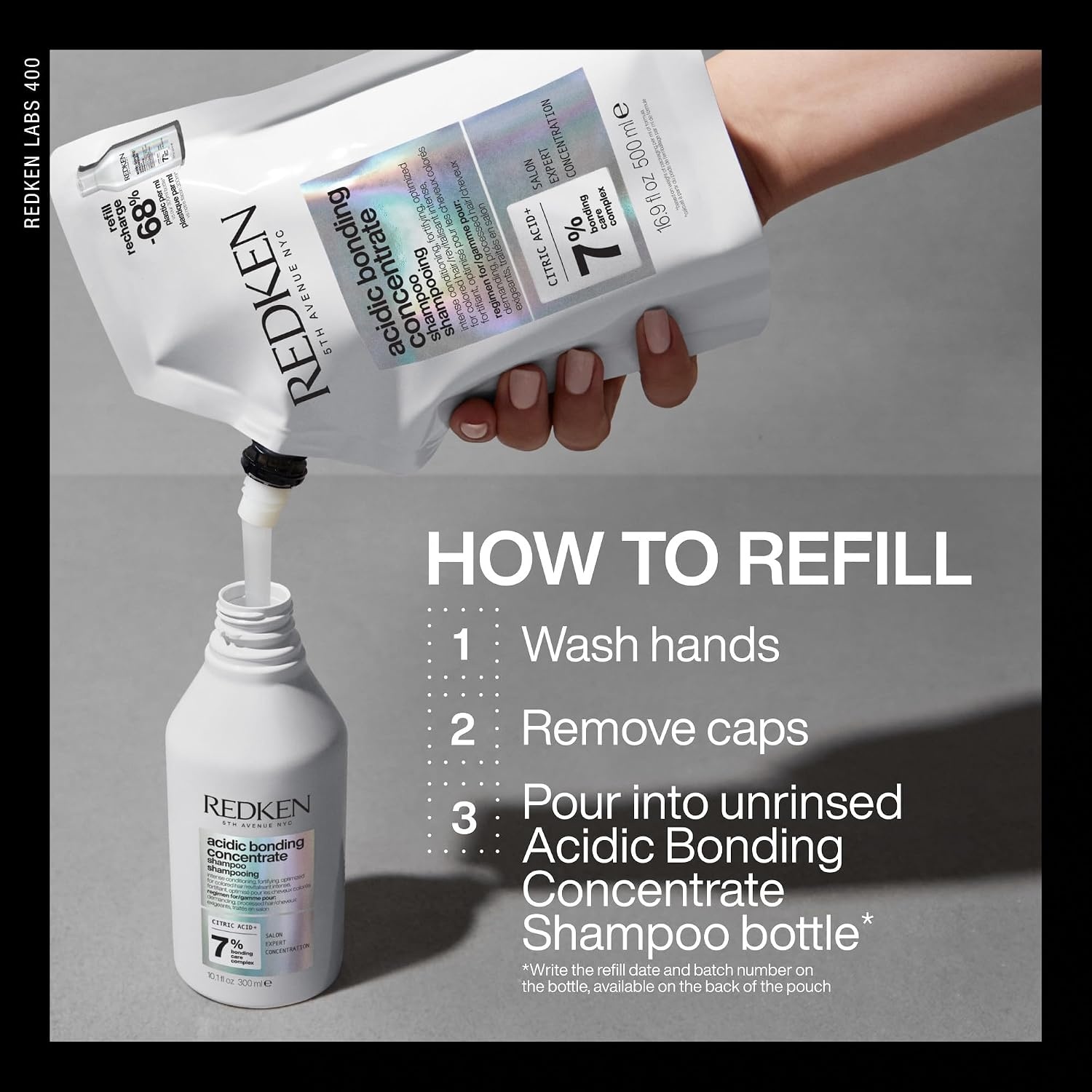 image:imageRedken Bonding Shampoo for Damaged Hair Repair Acidic Bonding Concentrate For All Hair Types Refill 169 Fl Oz