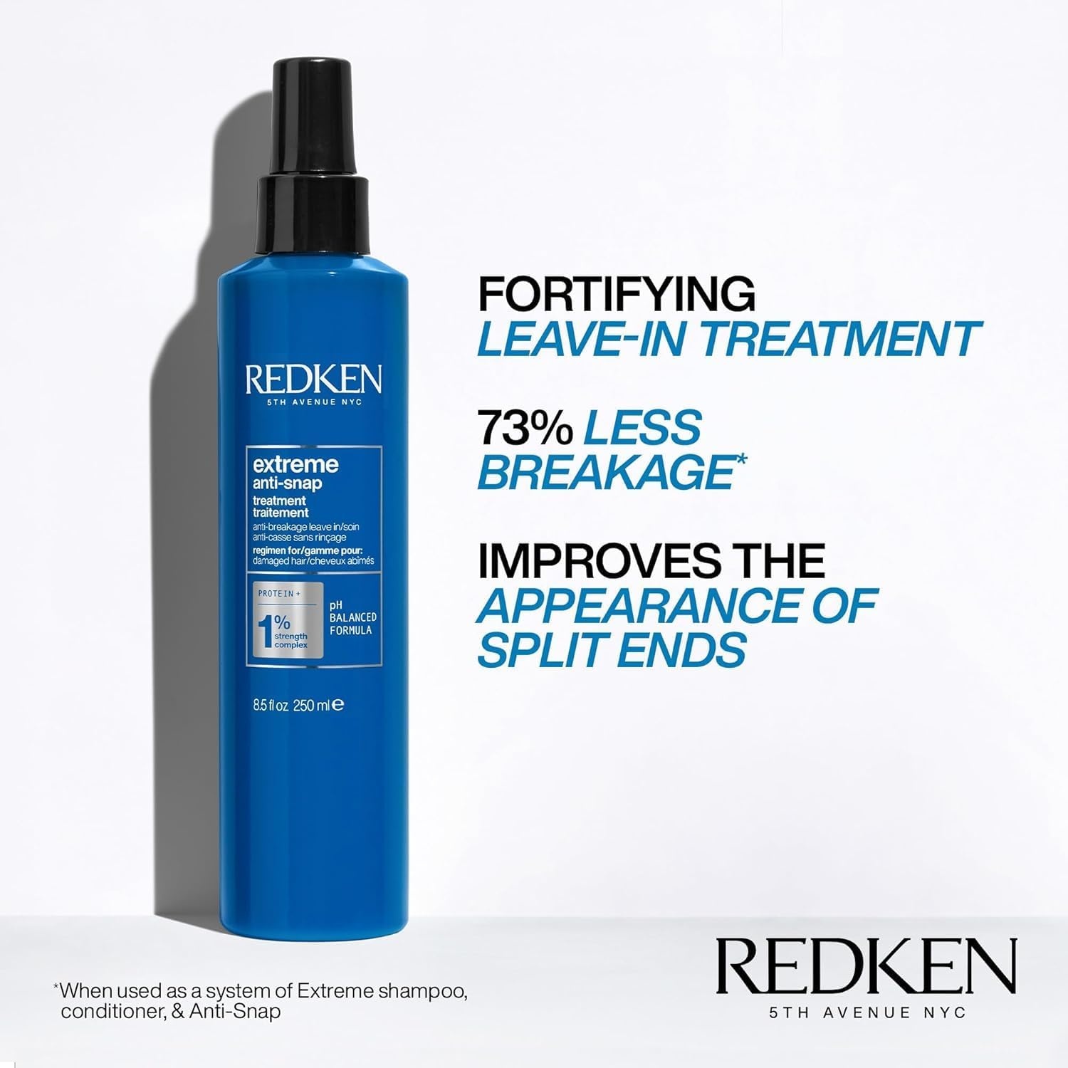 image:imageRedken Extreme AntiSnap LeaveIn For Distressed Hair85 Fl Oz Pack of 1