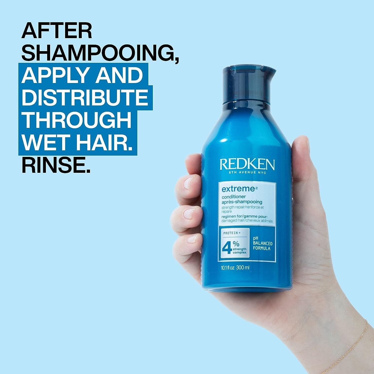 image:imageRedken Extreme Conditioner For Damaged Hair Strengthen amp Protect Damaged Hair Infused With Proteins101 Fl Oz Pack of 1