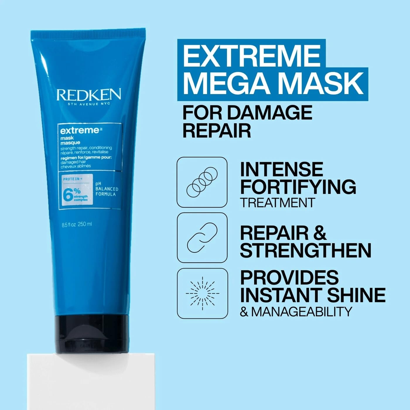 image:imageRedken Extreme Hair Mask For Damaged Brittle Hair 85 Fl Oz