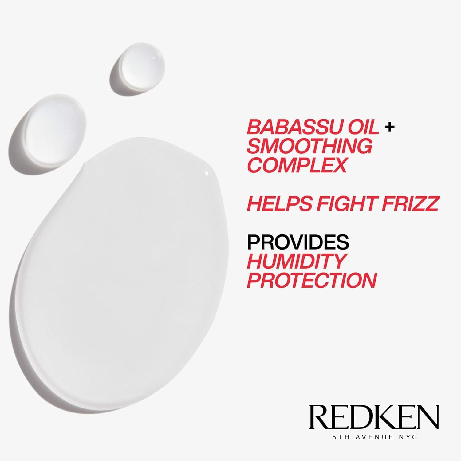 image:imageRedken Frizz Dismiss Instant Deflate SulfateFree OilInSerum For Frizzy Hair Enhances Smoothness and Shine With Babassu Oil42 Fl Oz Pack of 1