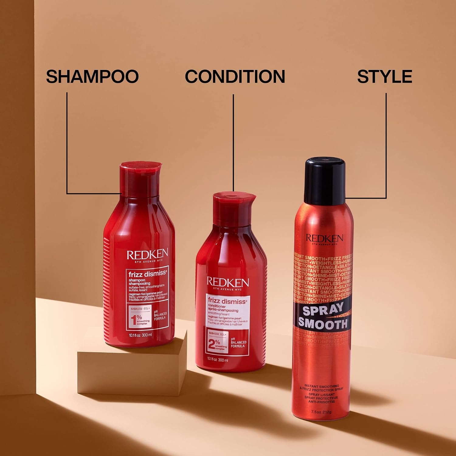 image:imageRedken Spray Smooth Anti Frizz Spray Heat Protection 2 Oz
