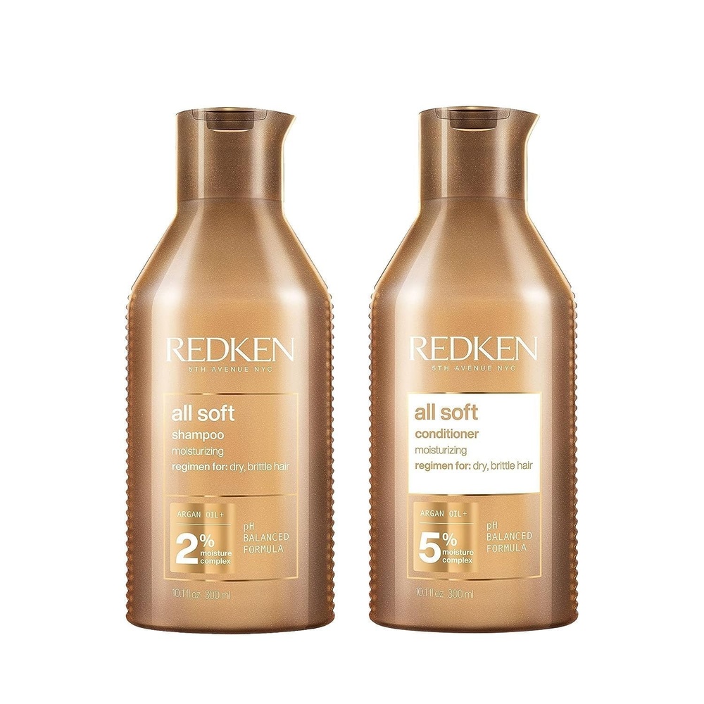 image:imageRedken All Soft Shampoo amp Conditioner Set For Dry Brittle Hair101 Fl Oz Pack of 2