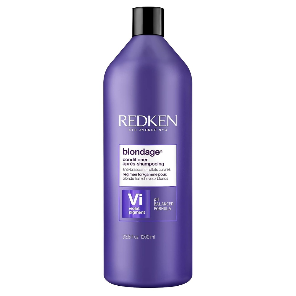 image:imageRedken Blondage Color Depositing Purple Conditioner For Blonde Hair  Tones amp Moisturizes Brassy Hair338 Fl Oz Pack of 1