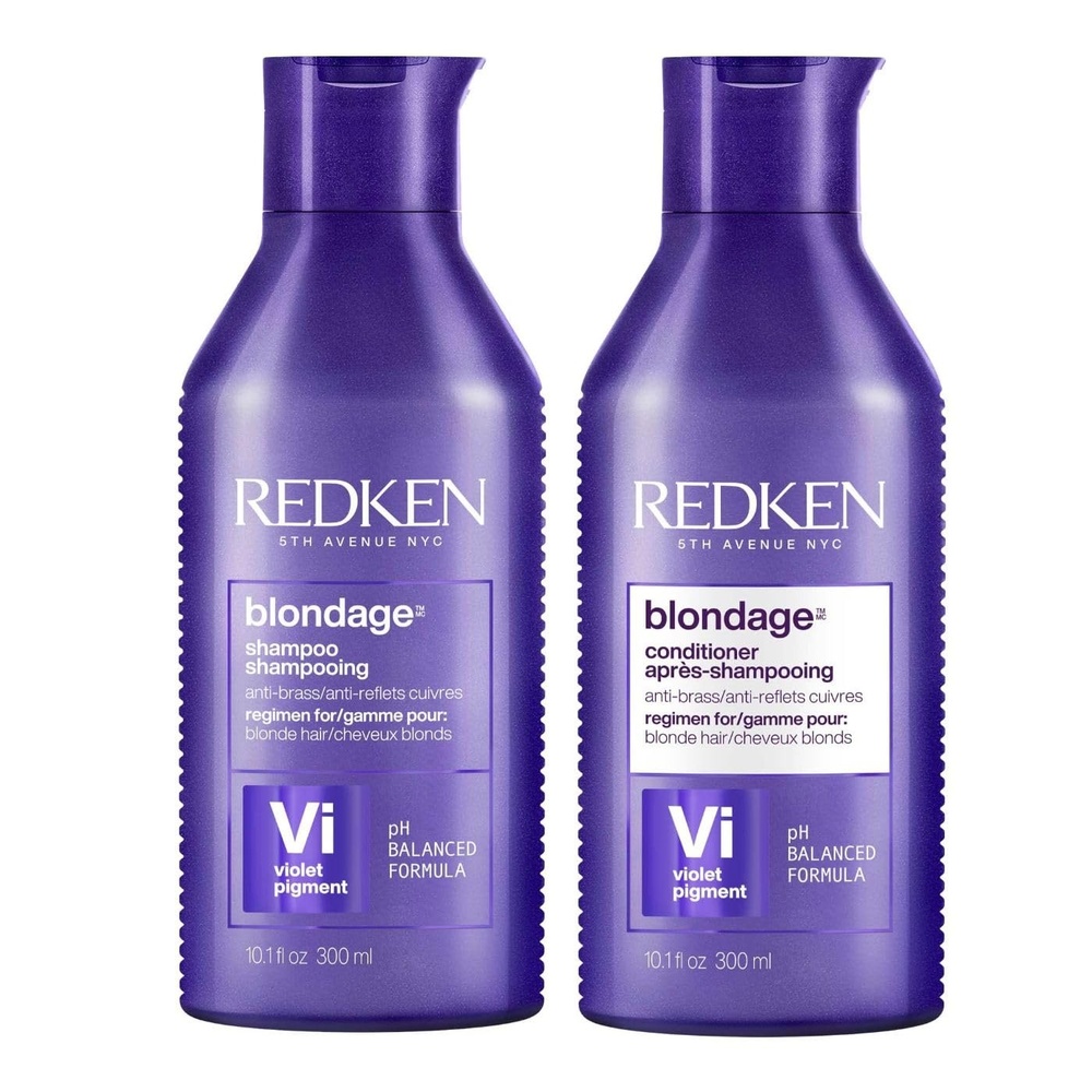 image:imageRedken Blondage Purple Set For Blonde amp Highlighted Hair 101 Fl Oz101 Fl Oz Pack of 2