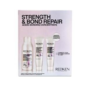Redken Acidic Bonding Concentrate Mini Shampoo, Conditioner & Leave In Kit