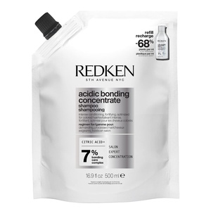 Redken Bonding Shampoo for Damaged Hair Repair | Acidic Bonding Concentrate | For All Hair Types | Refill | 16.9 Fl. Oz.