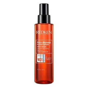 Redken Frizz Dismiss Instant Deflate Sulfate-Free Oil-In-Serum For Frizzy Hair – Enhances Smoothness and Shine With Babassu Oil(4.2 Fl Oz (Pack of 1))